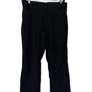 Swiss Tech, Black Trousers with White Stitching, 38W X 32L